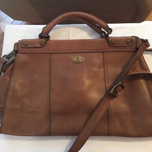 Fossil  Leather Messenger Bag