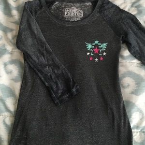 American Fighterby Affliction 3/4 length sleeves