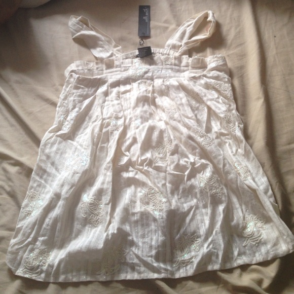 Willi Smith Nude Flowy Tank