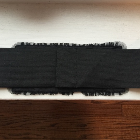 BCBG black belt with gold sequin embellishments main image 4