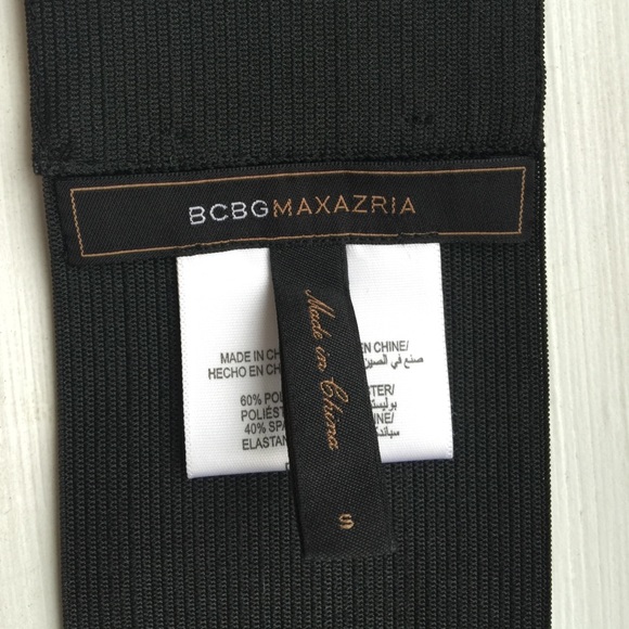 BCBG black belt with gold sequin embellishments