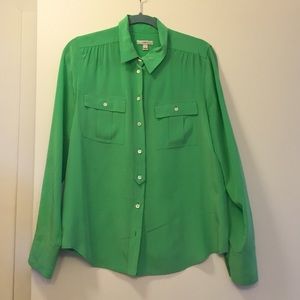 ✨✨SALE ✨✨J. Crew silk shirt