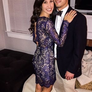 Boutique lace dress long sleeve