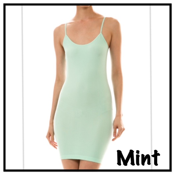 CAMI BODYCON SLIP IN MINT