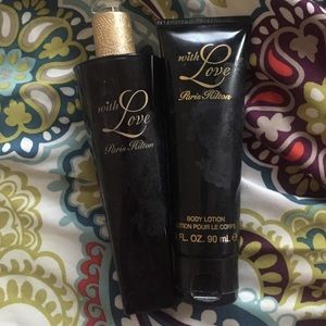 Paris Hilton perfume and body lotion