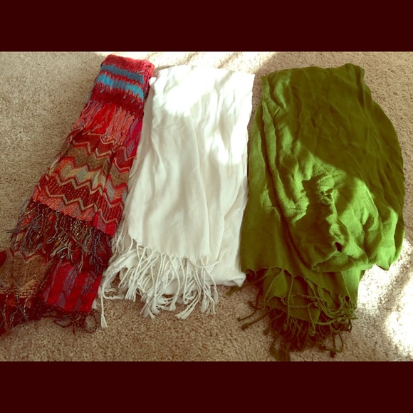 New! Three piece scarf bundle