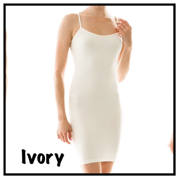 CAMI BODYCON SLIP IN IVORY