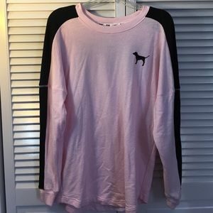VS PINK Pale Pink Varsity Shirt