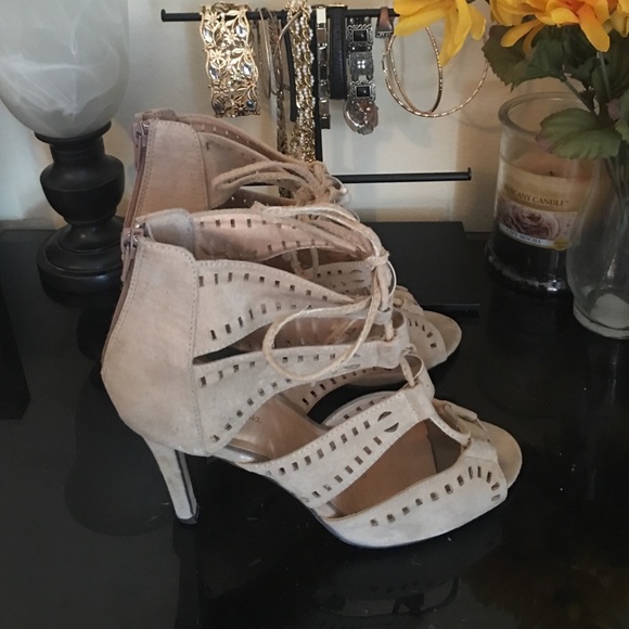 Cute Strappy Gladiator Heels Sandals