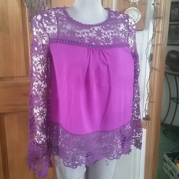 Purple blouse