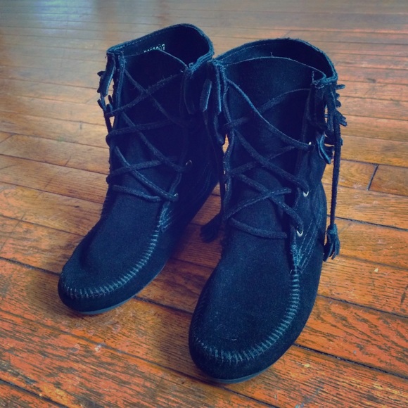 🔻🔺Minnetonka🔻🔺 for JCrew Moccasin booties