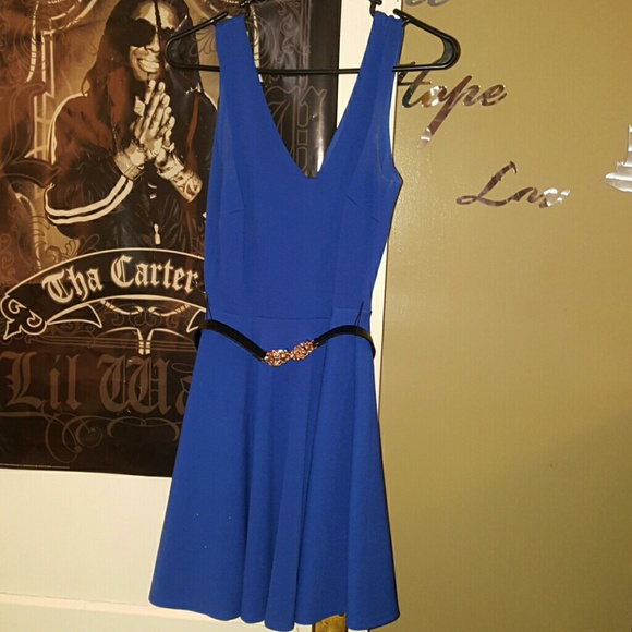 Blue dress
