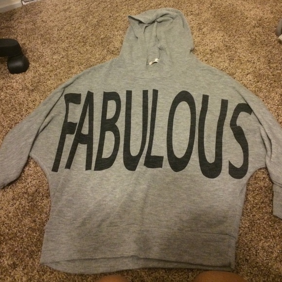 Crop top sweatshirt with Hoodie - Picture 1 of 3