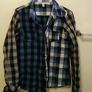 Plaid long sleeve shirt