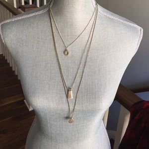 Necklace mixed metals.