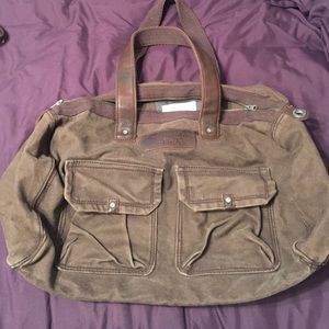 Abercrombie & Fitch Brown Duffel Bag