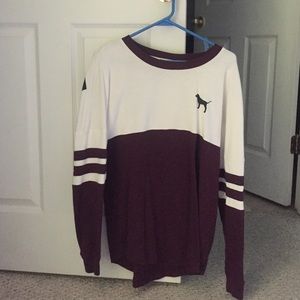 VS pink long sleeve spirit shirt