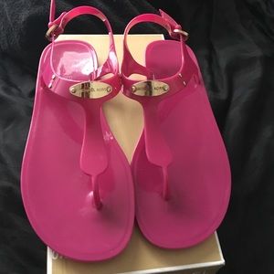 Michael Kors jelly sandals