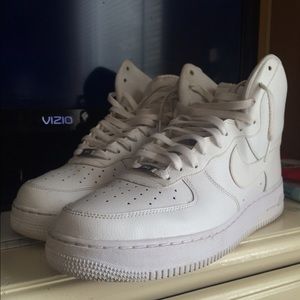 Hi top Nike up towns / snake skin