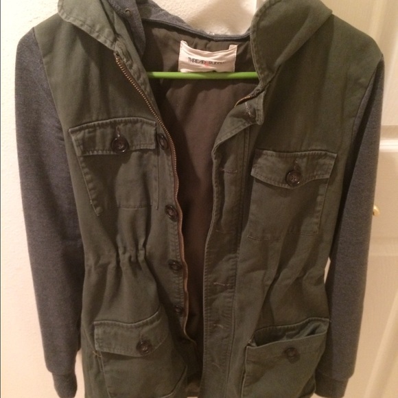 Green army jacket