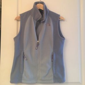 North Face Vest Periwinkle Blue
