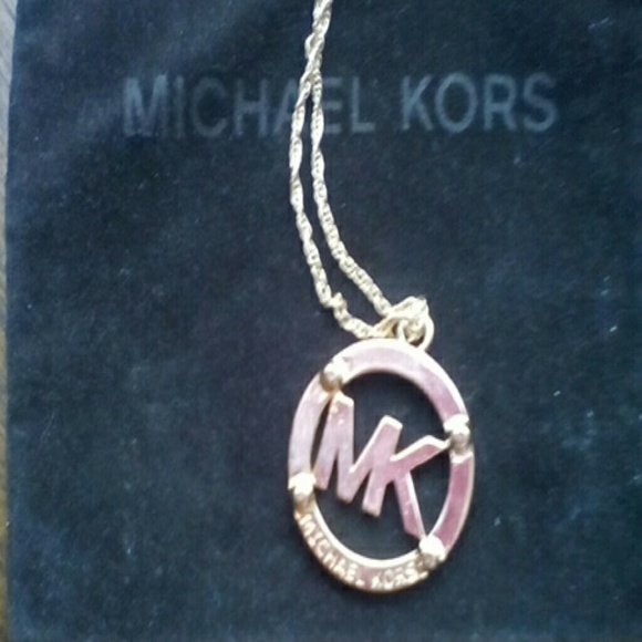 Mk gold tone necklace