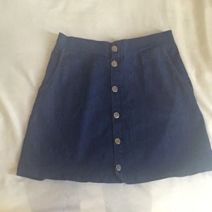 Adorable Dark Denim A-Line Skirt ❌SOLD❌