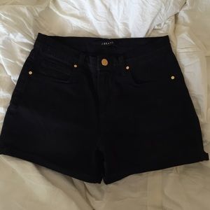 J Brand Alley cat high rise shorts