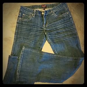 Women's dark blue jeans