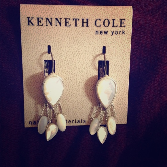Kenneth cole mother of pearl new earrings