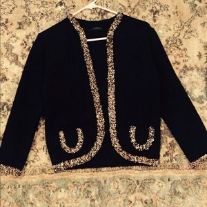 J. Crew navy sweater