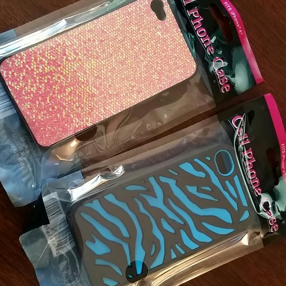 2 IPHONE 4 CASES NEW IN PKG