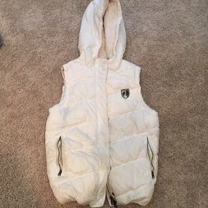 American eagle outfitters white vest