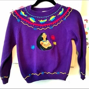 Vintage Disney store pocahontas pullover sweater