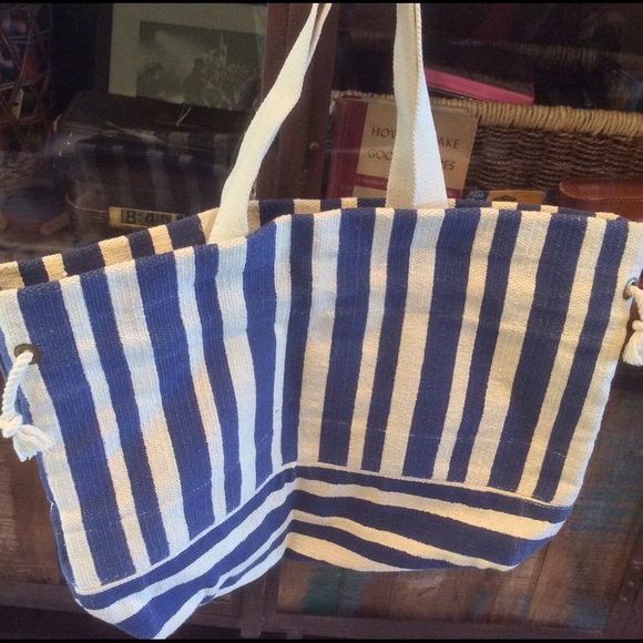 Urban Outfitters Nautical Rope Drawstring Tote Bag - Picture 4 of 4