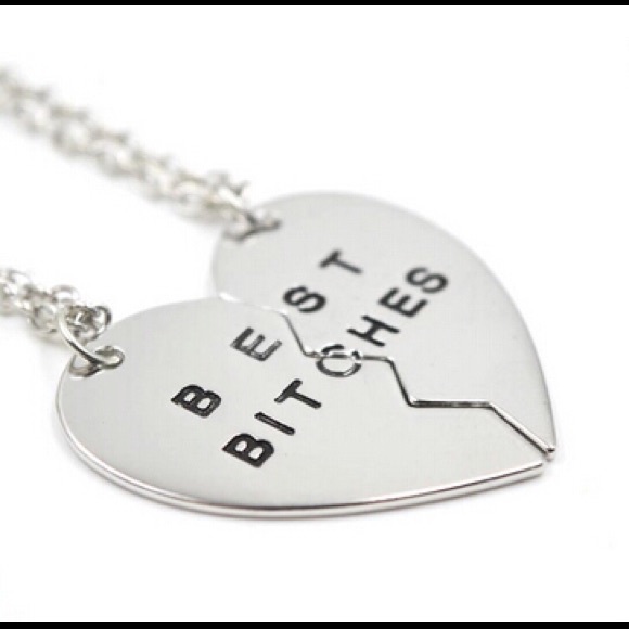 Best Bitches Friendship Necklace - Picture 2 of 4