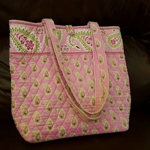 Retired Pretty In Pink Vera Bradley tote