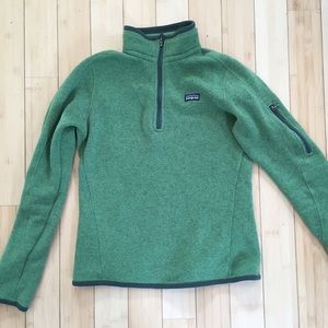 Patagonia Better Sweater 1/4 zip fleece jacket