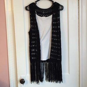 NWT crochet vest