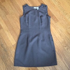 Vintage plaid romper dress