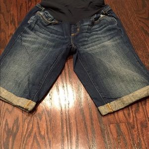 A Pea In the Pod Maternity Denim shorts