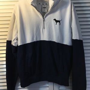 VS PINK Half Zip Sweatshirt