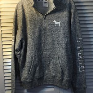VS PINK Half Zip Sweatshirt