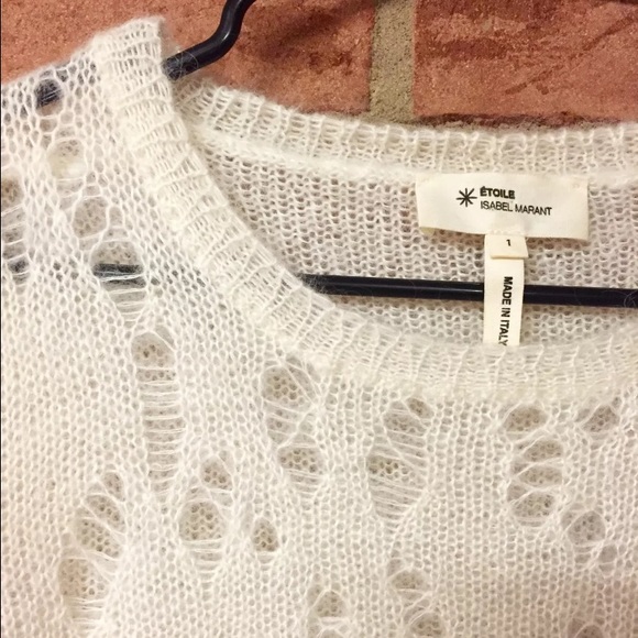 ISABEL MARANT Mohair Cream Sweater NWOT Size Small