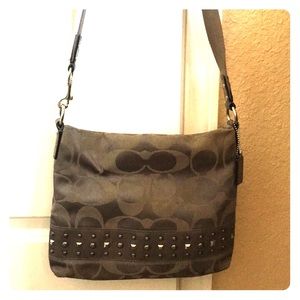 Coach studded crossbody bag