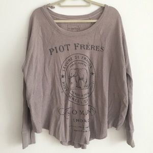 Free People Swing Waffle Thermal