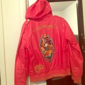 Ed hardy slightly used jacket