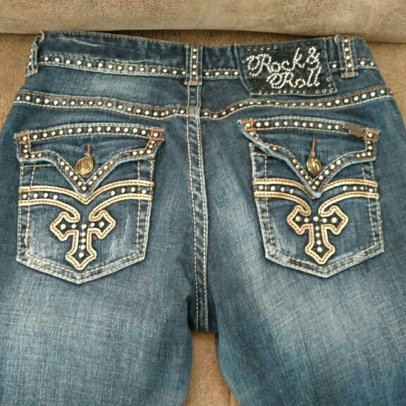 Rock and Roll embellished Jeans