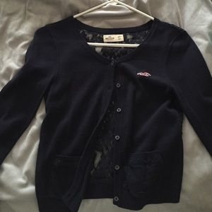Hollister lace cardigan