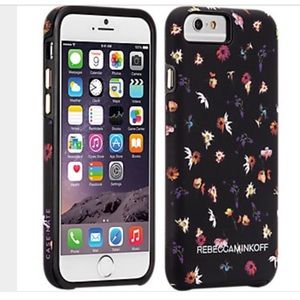 Rebecca Minkoff iPhone 6 6s floral case black